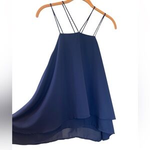 ally-magic layered x-strap tank XL